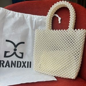 Beautiful New Pearl Purse for wedding